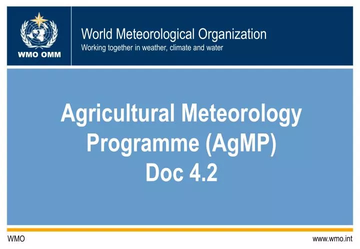 agricultural meteorology programme agmp doc 4 2