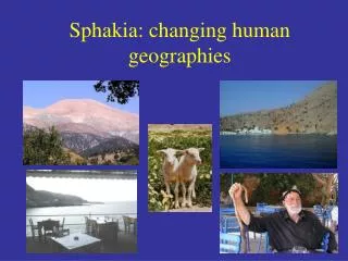Sphakia: changing human geographies