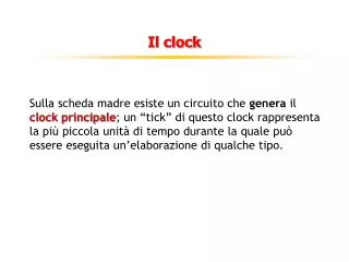 il clock