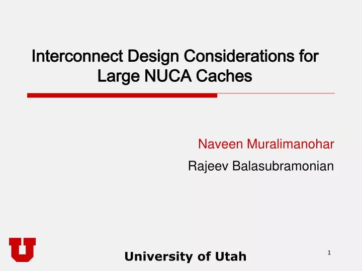 interconnect design considerations for large nuca caches