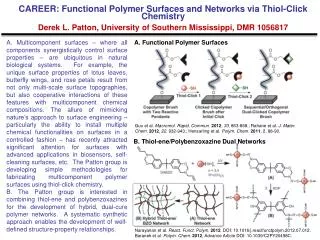 A. Functional Polymer Surfaces