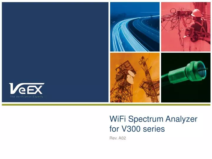 wifi spectrum analyzer for v300 series