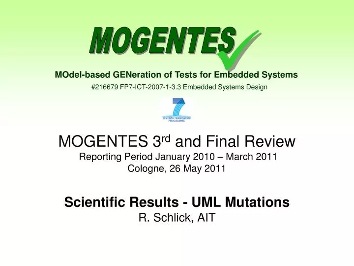 mogentes 3 rd and final review reporting period january 2010 march 2011 cologne 26 may 2011