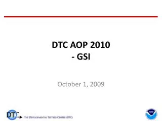 DTC AOP 2010 - GSI