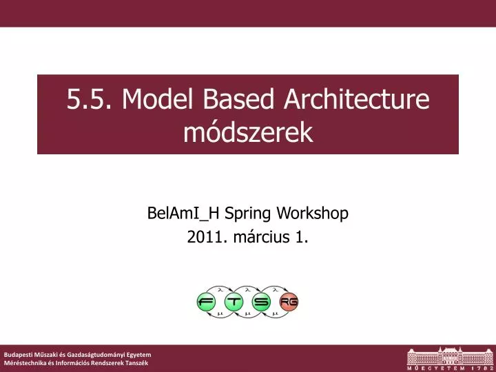 5 5 model based architecture m dszerek