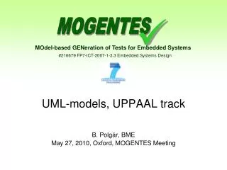 UML-models, UPPAAL track