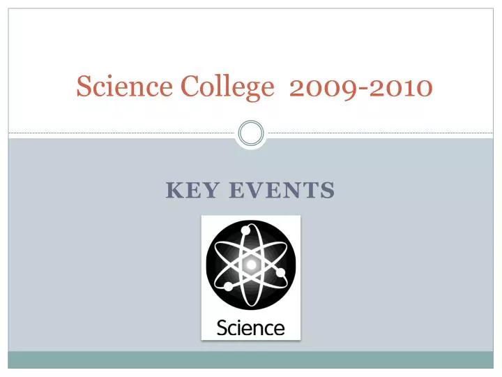 science college 2009 2010