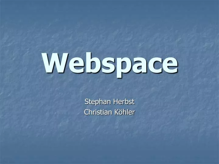 webspace