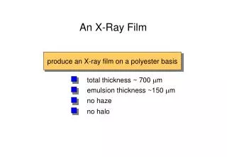 An X-Ray Film