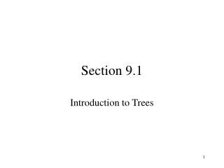 Section 9.1