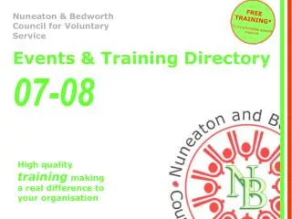 Events &amp; Training Directory 07-08