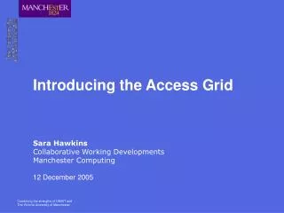 introducing the access grid