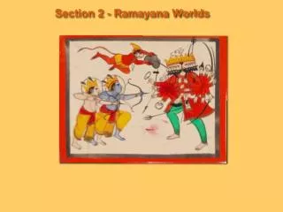 Section 2 - Ramayana Worlds