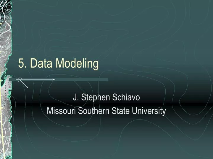 5 data modeling