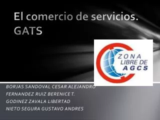 el comercio de servicios gats