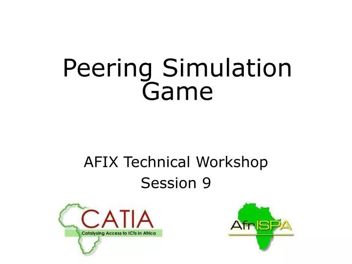 peering simulation game