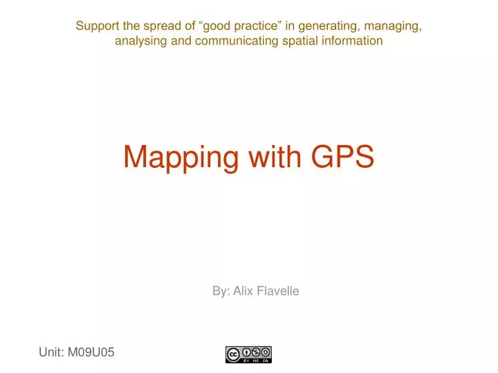 Ppt Mapping With Gps Powerpoint Presentation Free Download Id3852257