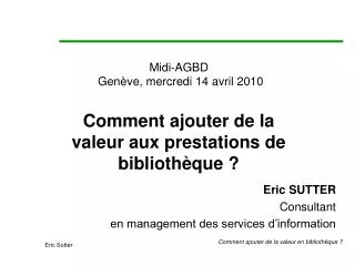 midi agbd gen ve mercredi 14 avril 2010
