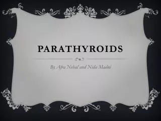 Parathyroids