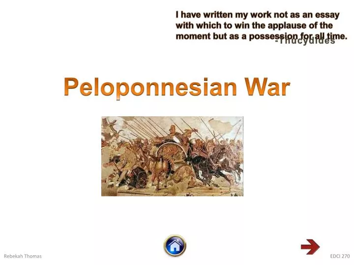 peloponnesian war