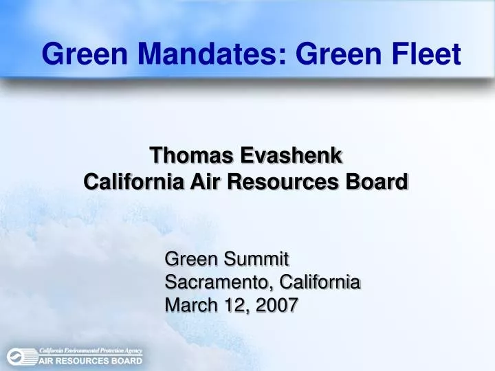 thomas evashenk california air resources board