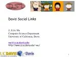 Davis Social Links - slide 1