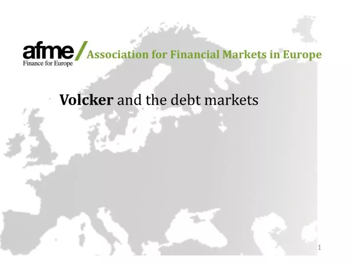 association for financial markets in europe