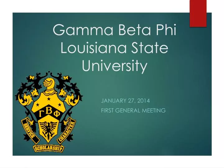 gamma beta phi louisiana state university