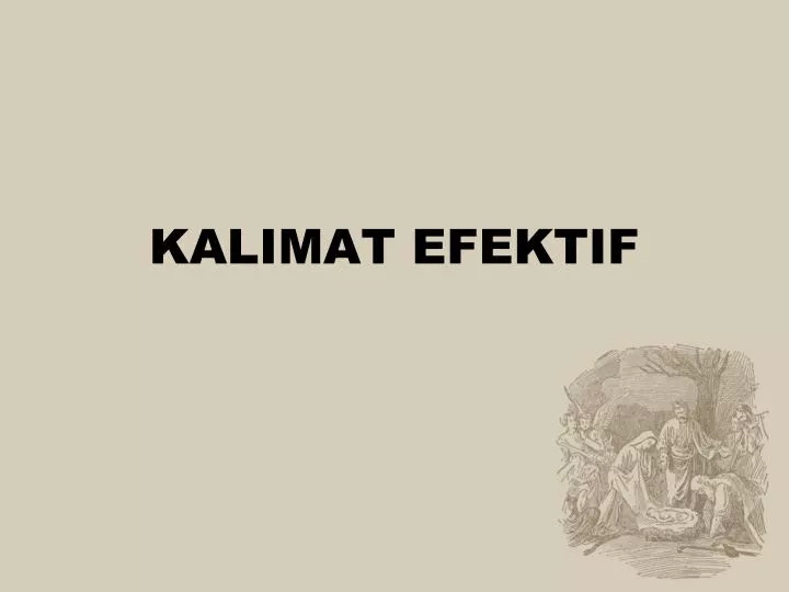 kalimat efektif