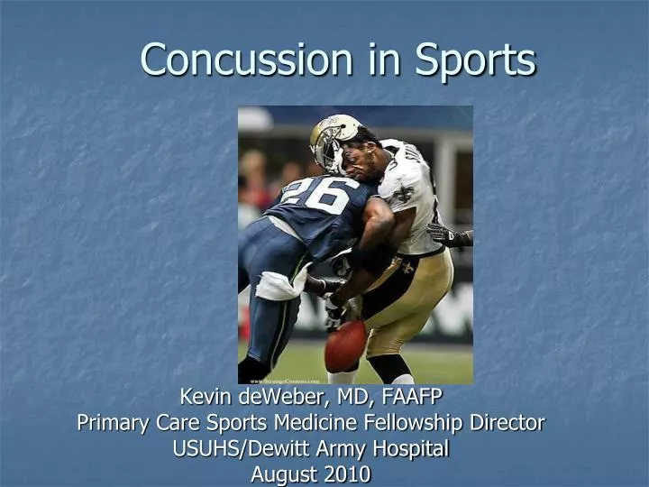 concussion in sports