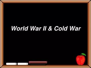 world war ii cold war