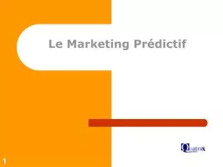 le marketing pr dictif