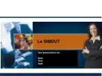 Le SIMDUT - slide 1