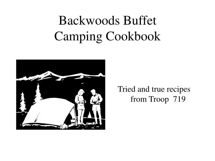 backwoods buffet camping cookbook