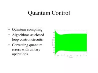 Quantum Control