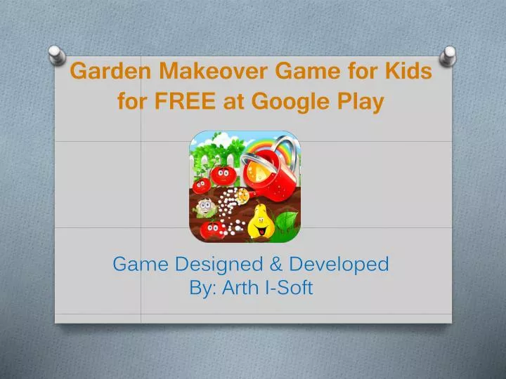 garden makeover game for kids for free at google play