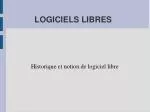 LOGICIELS LIBRES - slide 1