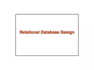 relational database design