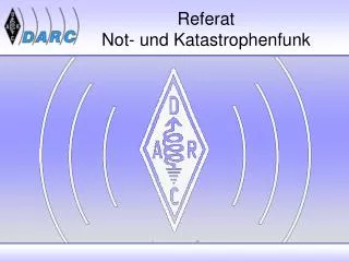 referat not und katastrophenfunk