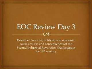 EOC Review Day 3