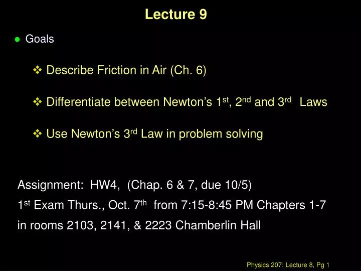 lecture 9