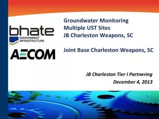 JB Charleston Tier I Partnering December 4, 2013