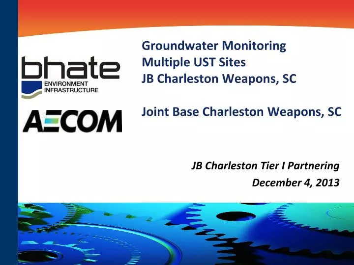 groundwater monitoring multiple ust sites jb charleston weapons sc joint base charleston weapons sc