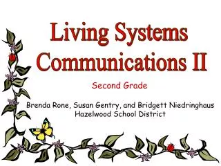Living Systems Communications II