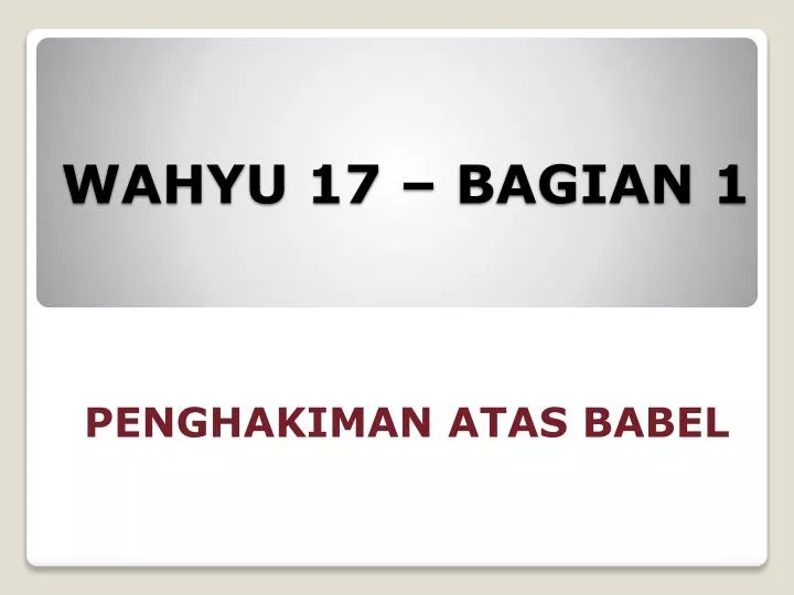 wahyu 17 bagian 1