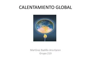 calentamiento global