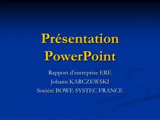 pr sentation powerpoint