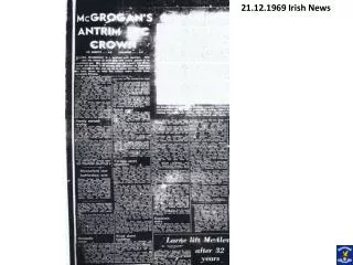 21.12.1969 Irish News
