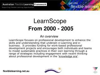 LearnScope From 2000 - 2005