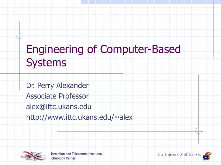 engineering of computer based systems